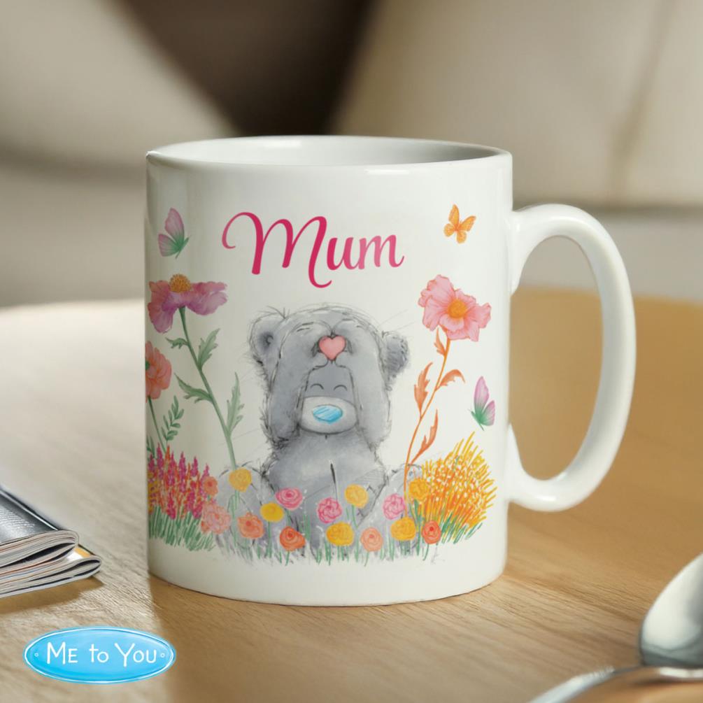 Personalised Me to You Bear Flowery Mug Extra Image 2